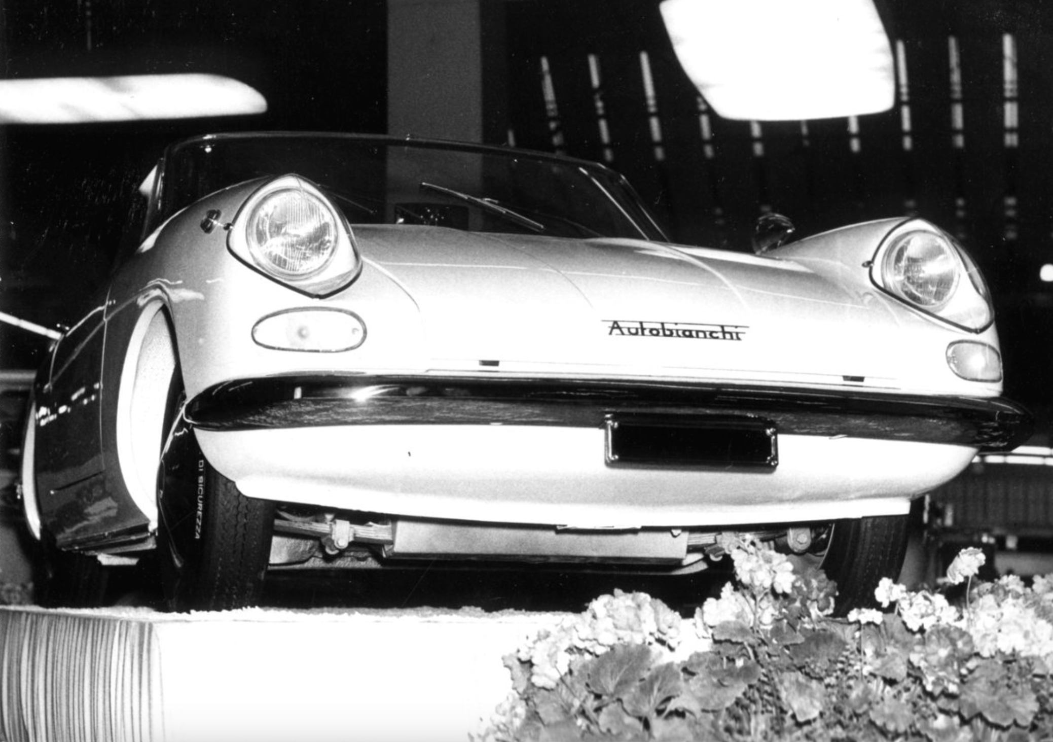 Autobianchi Stellina at the 1963 Turin Motor Show — front view