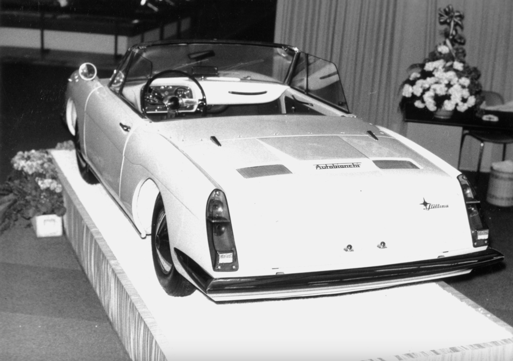 Autobianchi Stellina at the 1963 Turin Motor Show — rear view