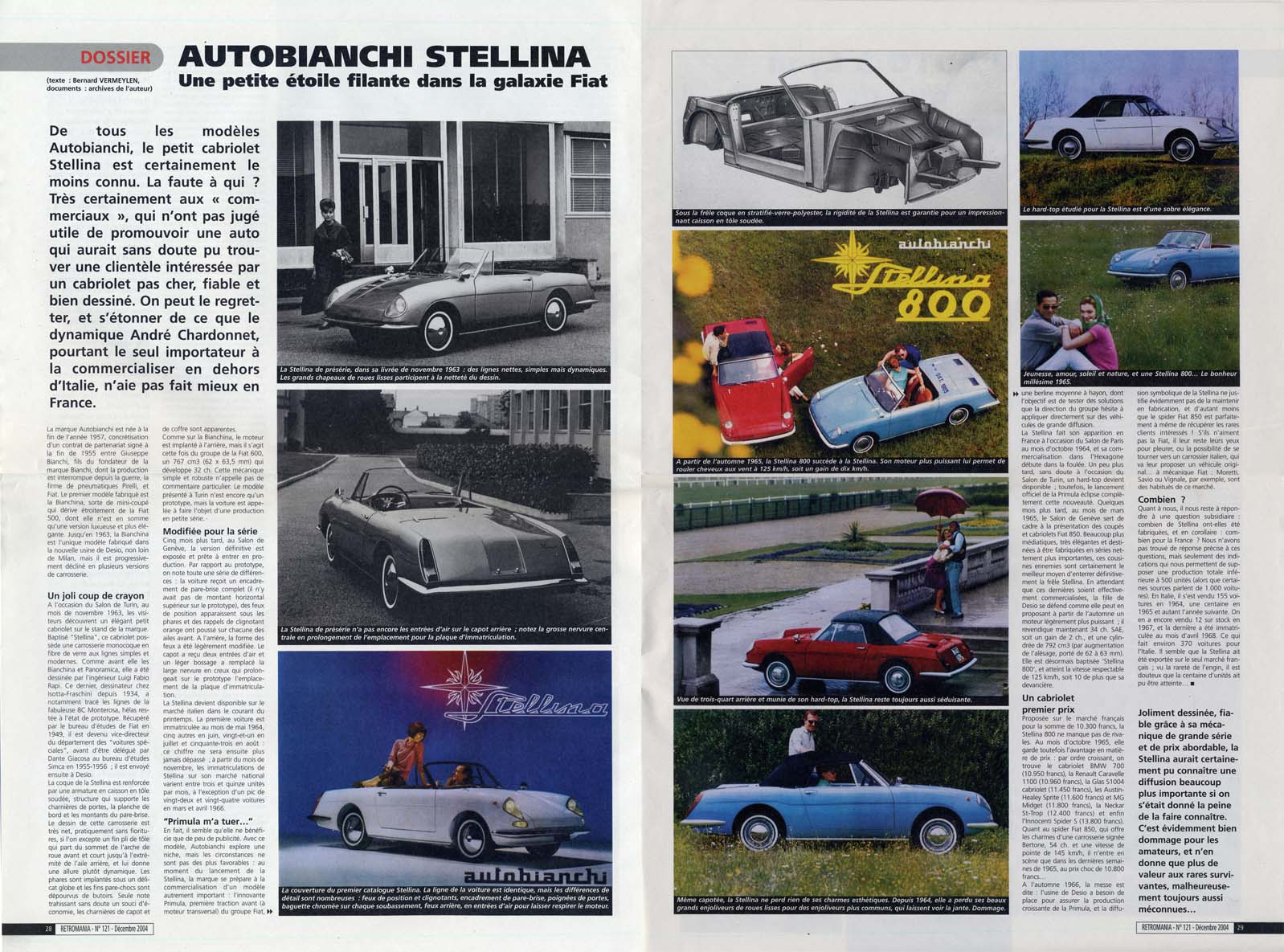 Rétromania December 2006 — Autobianchi Stellina, une petite étoile filante dans la galaxie Fiat