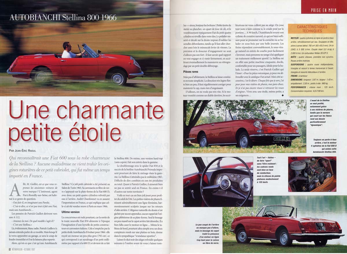 Rétroviseur — Une charmante petite étoile, full road test of the Autobianchi Stellina